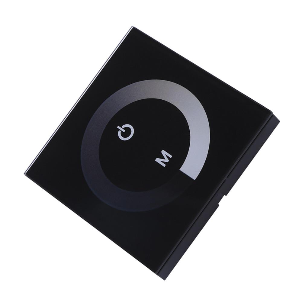 Single Color Touch Panel Dimmer DC 12V-24V LED Light Strip Dimmer  Single Channel Lamps