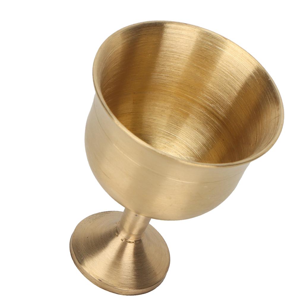 Brass Wine Goblet Exquisite Elegant Drinking Wine Cup Decoration Collection Gift
