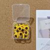 10/20/30/40/50Pcs Creative Sunflower Pushpins Photo Wall Decor DIY Board Push Pin 3D with Box Colored Flower Push Pins
