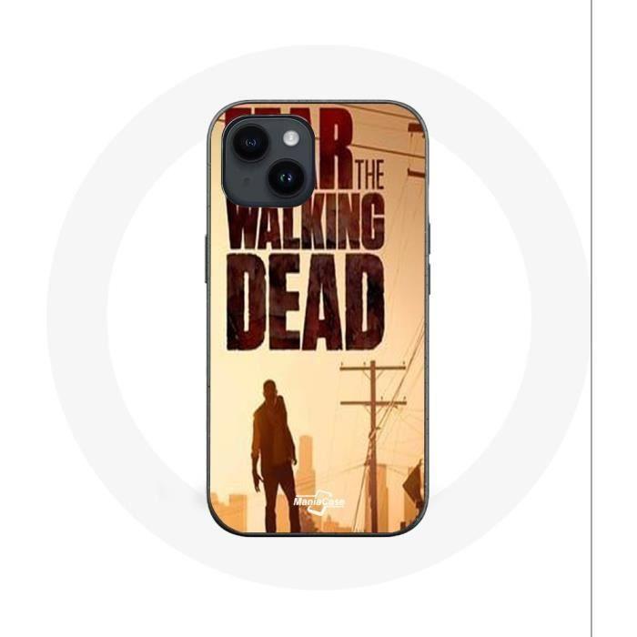 Coque - Maniacase - Iphone 14 - Souple - Noir - Fear The Walking Dead