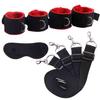 Sex Toys For Woman Men BDSM Bondage Set Under Bed Erotic Restraint Handcuffs & Ankle Cuffs & Eye Mask Adults Games for Couples