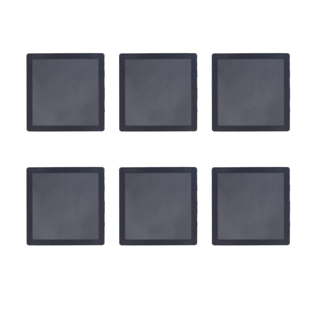 10Pcs Fan Dust Filter Mesh PVC Magnetic Frame PC Computer Case Cover 140mm Black