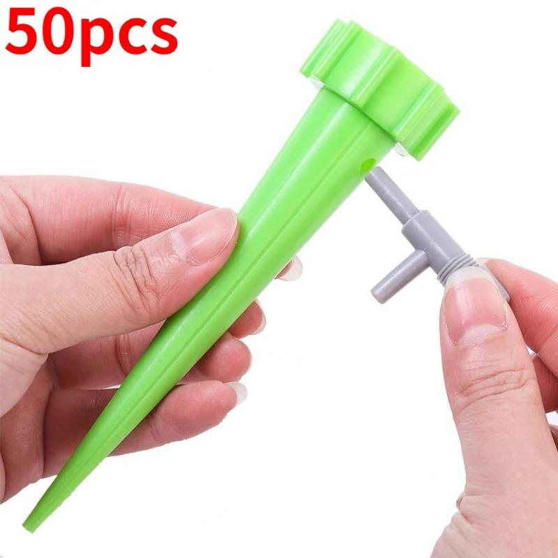 50pcs Self-Watering Kits Automatic Waterers Drip Irrigation Indoor Plant Watering Device Plant Garden Gadgets Creative