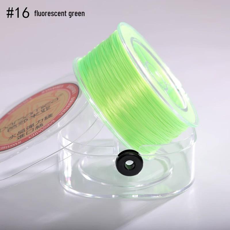 Импортный японский эластичный шнур для браслетов - Прочная резиновая леска для нанизывания хрустальных бусин Вэньвань