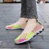 Summer Handmade Braid Beach Shoes Women Slip On Large Size Casual Espadrilles Breathable Sneakers Lazy Shoes