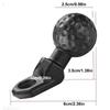 Angled Head Adapter Ball Base Angled Shock Absorbing Sturdy Alloy Ball Base Motorcycle Phone Holder Cycling Accessories for Bike