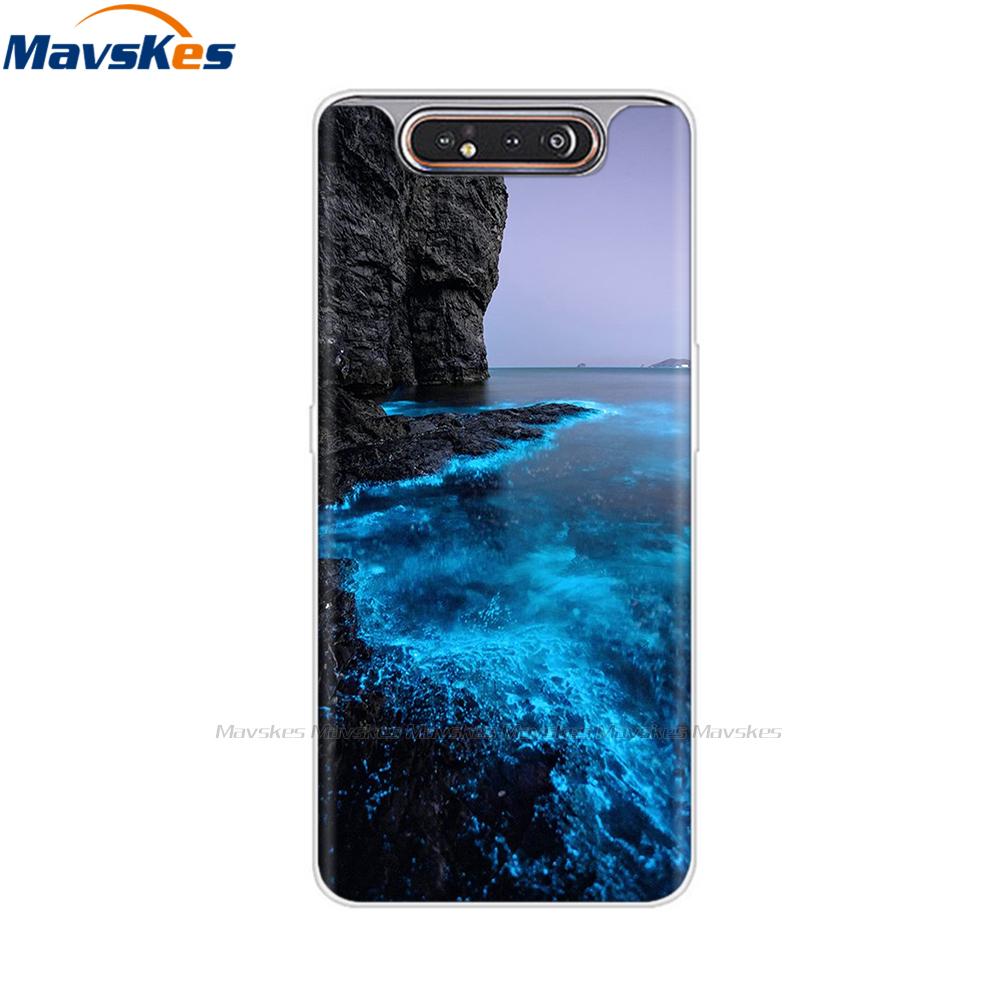 6.7'' Для Samsung Galaxy A80 Чехол Силиконовый Мягкий ТПУ Задняя Крышка Для Samsung Galaxy A90 A 80 Чехол для Телефона мягкий бампер A80 2019 Чехол