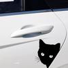 Подглядывание за CAT Cat Black Cat Наклейки на автомобиль Наклейки на окна автомобиля Наклейки для украшения царапин Аксессуары для автомобиля