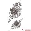 1PCS Waterproof Tattoos Temporary Tattoo Sticker Flowers Rose Body Tattoos for Women Art Arm Hand Tattoos Wolf Tiger Lion Painting Tatoos