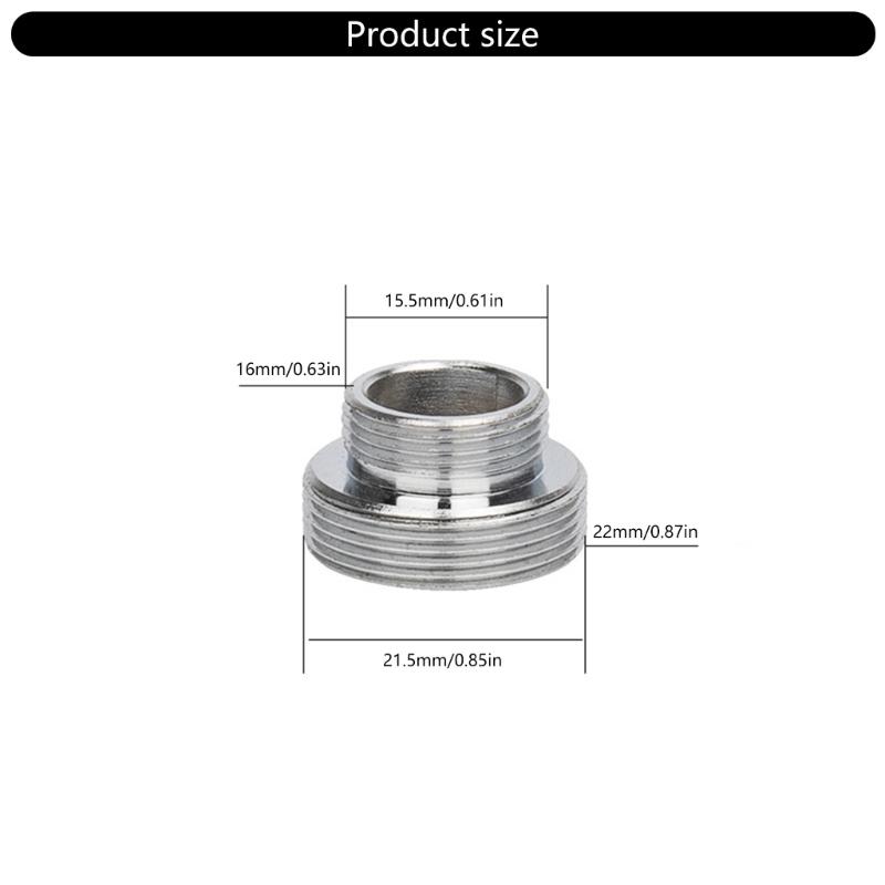 Pack of 20 Male Female Sink Water Tap Adapters Threaded Connectors for Kitchen Sink Aerators and Garden Hoses Connection