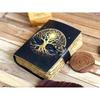 Leather Journal Tree of Life - Genuine Leather Notebooks For Women - Beautiful Journal For Sketches Book Traveling Book Blank Spell Book