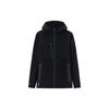 Anta Champion All-Weather Series однотонная куртка с капюшоном на молнии, мужская куртка, черная 152340718-4