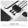 Native Union Weighter Cable Desk Accessory Workspace or Cable Organizer Metal Silicone Design Compatible with All Cables Including and Lightning -
