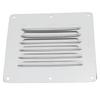 Boat Louvered Vent Rustproof 304 Stainless Steel Marine Ventilation Grille Cover with Screws for Yachts RV 127 X 115mm