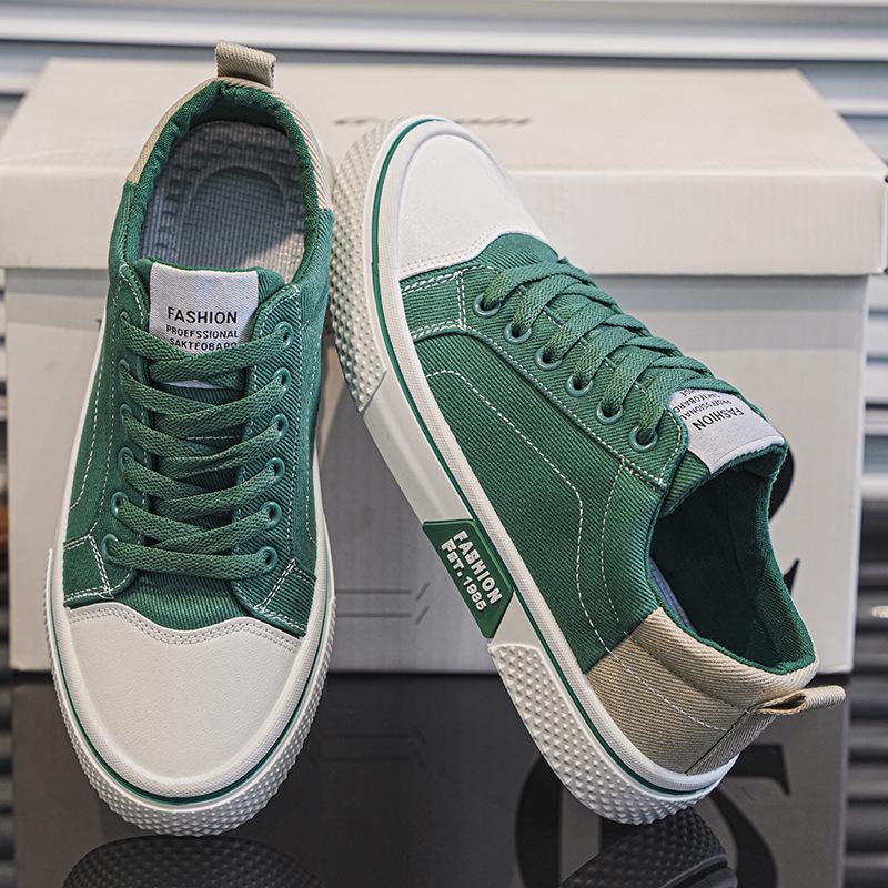 2025 Summer New Men's Breathable Versatile Skateboarding Shoes Men's Soft Bottom Casual Sports Trend Fashion Canvas Shoes 48size