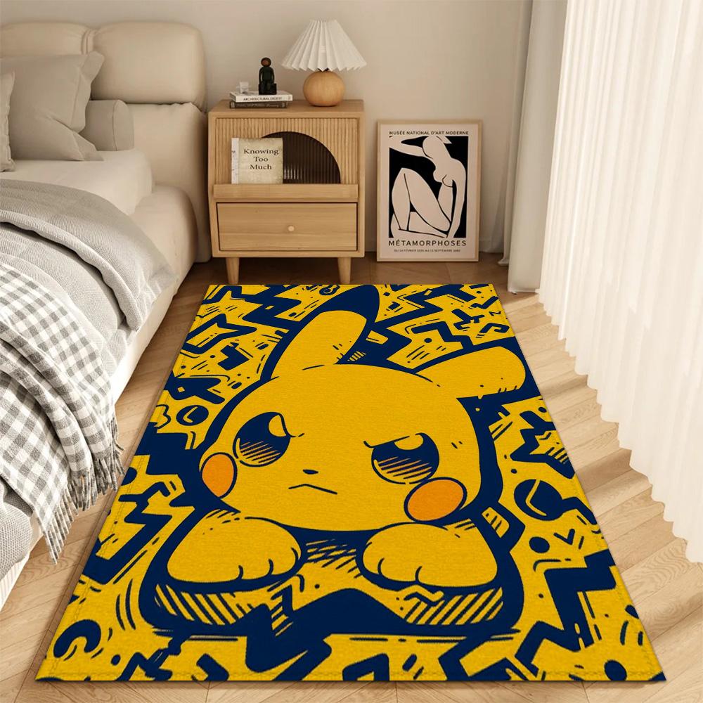 Декоративный коврик, коврик для спальни, коврик для комнаты, коврик для дома с Пикачу, придверный коврик, коврики для входа, выбор ковров, ванночка для ног, кухонный коврик.