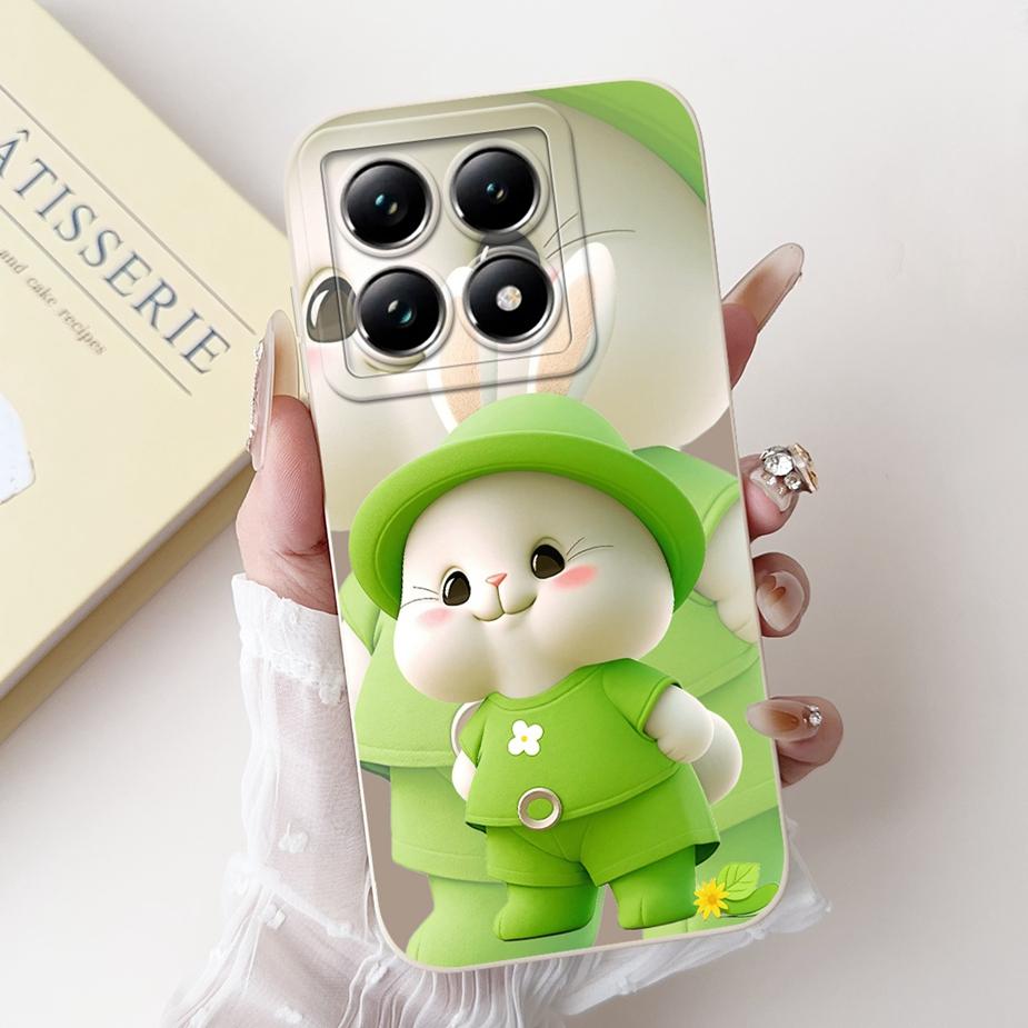 Чехол для Xiaomi 14T Pro Стильные Цветы Мультяшная Обложка Ударопрочный Мягкий ТПУ Чехол для Телефона Для Xiaomi Mi 14T Pro Mi14T 5G Fundas Coque