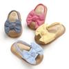 Baby Kids Girls Shoes Non-Slip Canvas Bowknot Toddlers Newborn Infantil Sandals