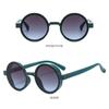 Fashion Ins Popular Round Rock Roll Punk Sunglasses Women Eyewear Hip Hop Shades Steam Glasses