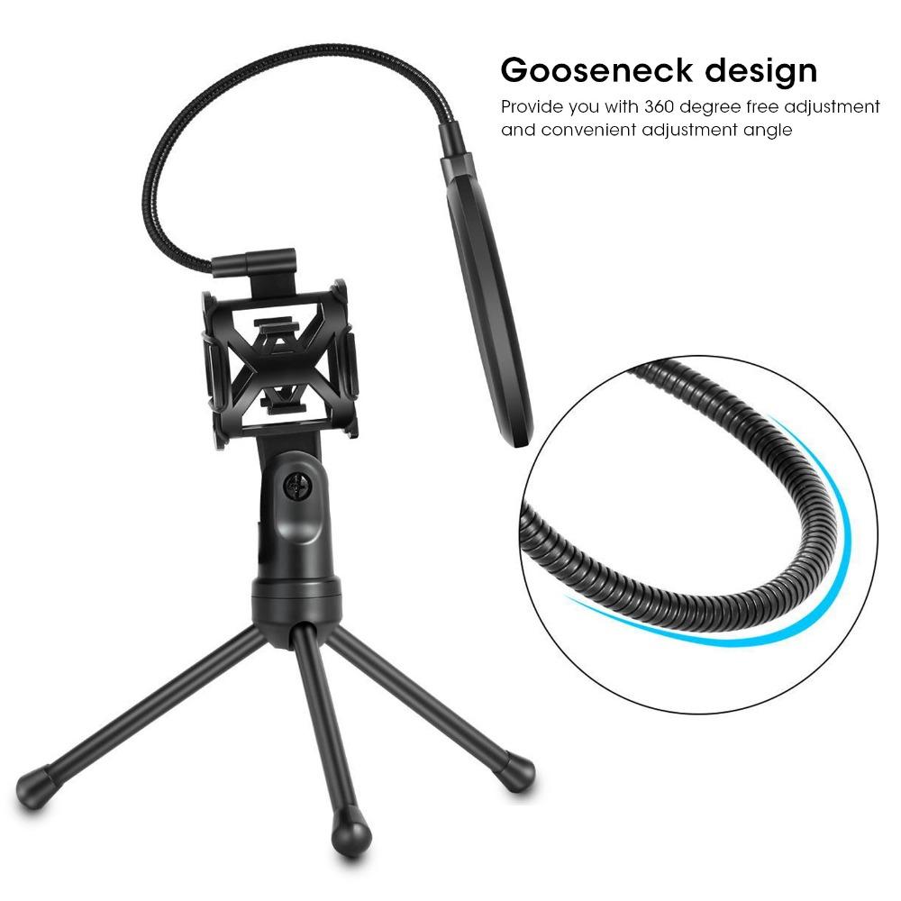 Noise Cancelling Microphone AntiSpray Filter for Mic with Handle Diameter Under 44mm