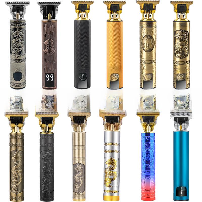 Профессиональные электрические машинки для стрижки волос для бритья и подравнивания с выемкой для лысых голов