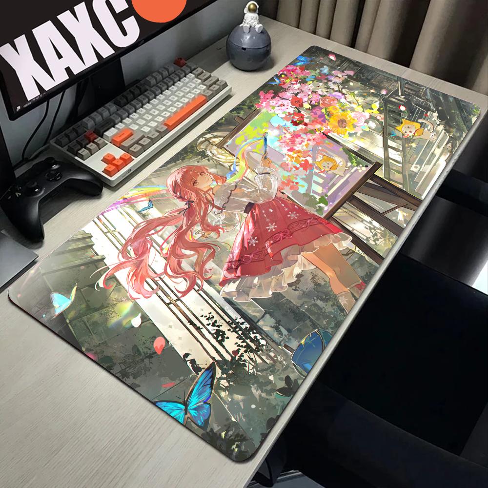 Mouse Pad Anime Girl HD Print Mousepad Laptop Gamer Infinity Kawaii Extended Desk Mat PC Nikki Gaming Cute Keyboard Pad