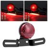 Biqing Мотоциклетный задний фонарь с кронштейном, Круглый мотоциклетный фонарь номерного знака Стоп-сигнал Бег
