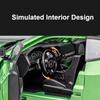 1:22 Challenger SRT Hellcat Demon Eyes Модель автомобиля Игрушка Сплав Литье под давлением Оттяни назад Суперкар Свет Звук Модели транспортных средств Подарки для детей