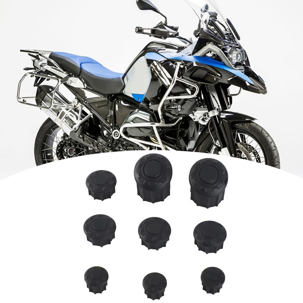9pcs Smooth Frame Hole Plug Side Body Frame Panel for BMW R1200GS LC Adventure 14-18 Motorcycle