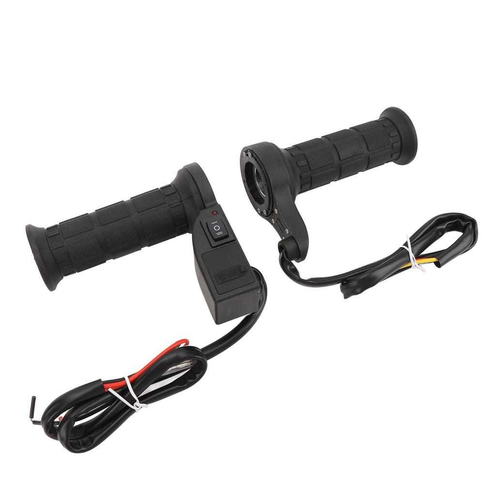 12V 22mm Motorcycle Heated Handlebar with Voltage Display USB Output Adjustable High Low Temp Electr