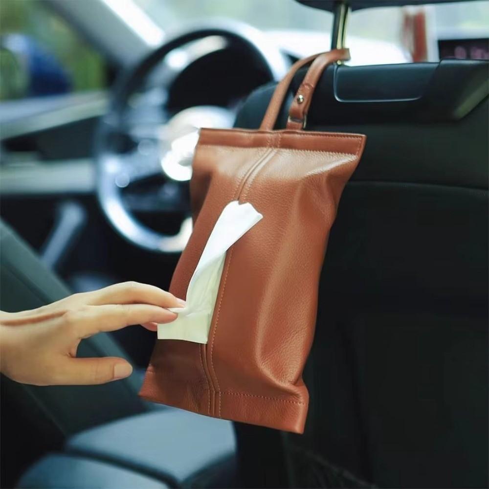 Multi-Function Car Tissue Box Car Interior Car Storage Box Premium Tissue Cover Car Seat Area