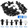 6 Size 60pcs Auto Fastener Clip Mixed for Mitsubishi Asx Lancer 10 Outlander 3 L200 Pajero Sport Galan