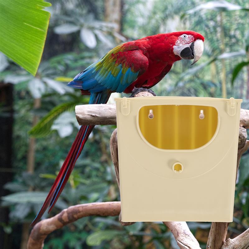 4Pcs Bird Breeding Box Incubation Nest Plastic Hut for Hanging Lovebird Pet Accessories Home Balcony Decoration Mating Box