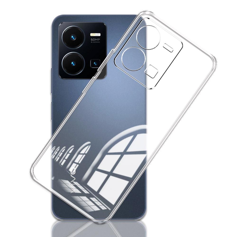 For Vivo Y35 4G 2022 Case Clear Silicone Soft Phone Case For Vivo Y35M 5G Clear Shockproof Cover for VivoY35 Y 35 M V2230A Coque