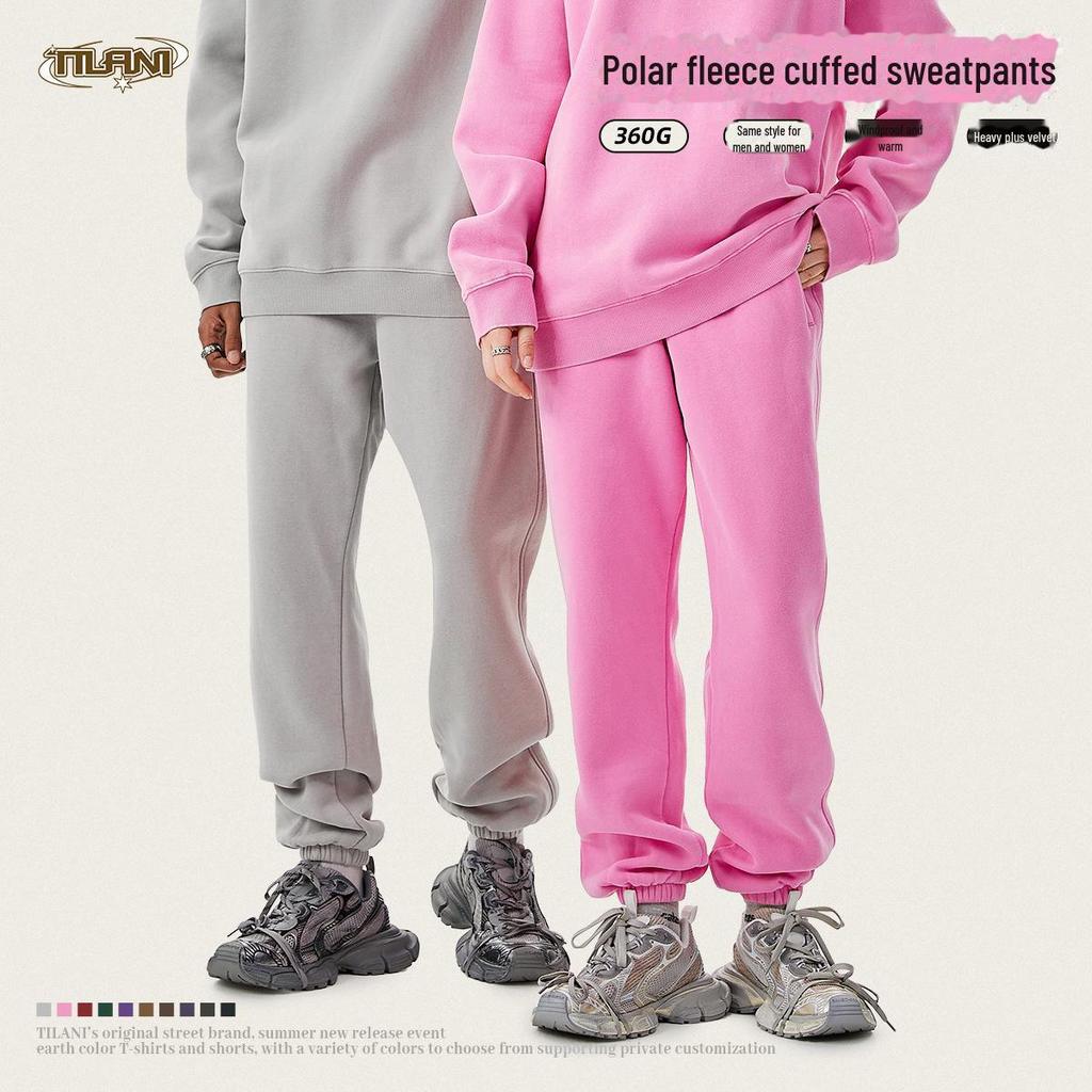 TILANI мужские американские ретро-леггинсы с батиковым принтом и бархатом — повседневные спортивные штаны для мужчин и пар