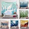 Cartoon Forest Landscape Pattern Tapestry Home Wall Decoration Tapestry Bedroom Living Room Tapestry