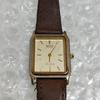 SEIKO Y2K 00S Seiko Exceline Quartz Square Gold Watch K26R [Working Condition] 7320-6020 Women's (Management moving)