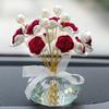 Неувядающая роза Скульптура Украшения Блестящие Стразы Творческий Горшок Выбор Свадебный
