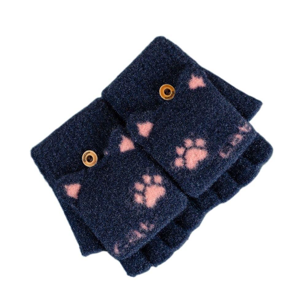 Screen Gloves Windproof Kids Knitted Gloves Autumn Winter Gloves Women Flip Gloves Outdoor Gloves