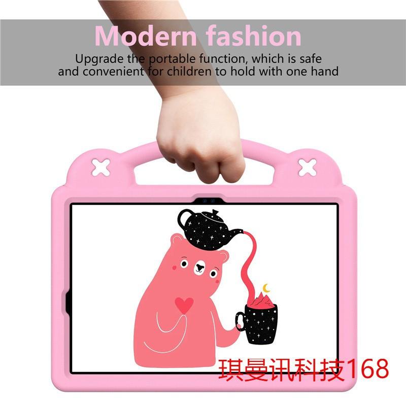 Cartoon Full Coverage Protective Case With Hand Grip Stand Galaxy Tab S10 FE S9 11.0 Lite
