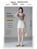 Spring 2026 Women's Retro Denim High-Waist Skort - Slimming, A-Line Design