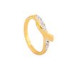 Charming Gold Plated Women's Finger Ring Estele with Crystals