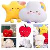 Ultra-soft Crystal Fleece Stuffed Fruit And Bread Plush Toys For Sleeping And Snuggling