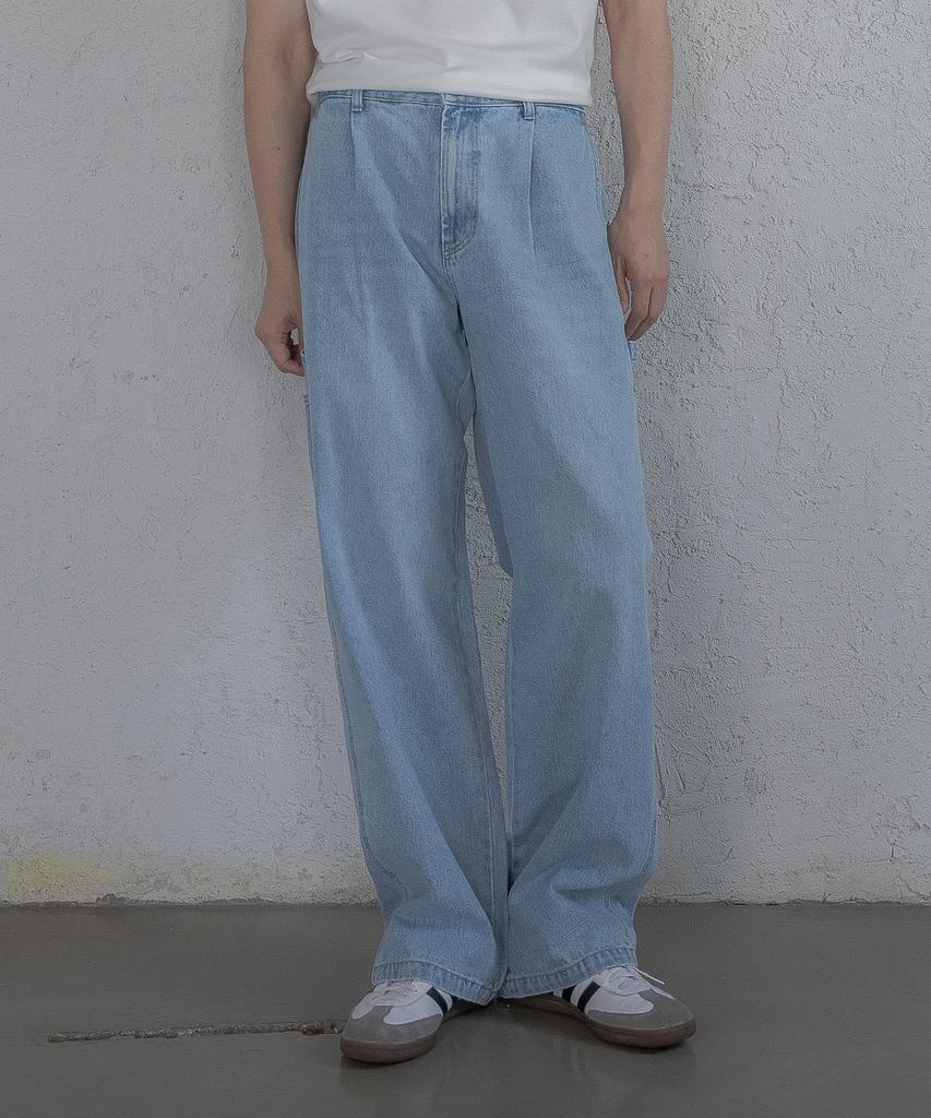 ESN Carpenter Denim Pants Light Blue
