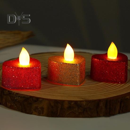 12Pcs Flickering Flameless Candle Lights Battery Operated LED Tea Light Realistic Wicks Light Decoration for Home Table Decor