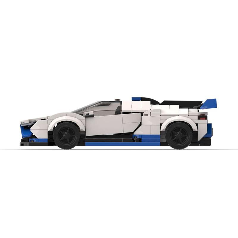 MOC-172824 Rambo Huracan STO Boy Assembled Building Blocks Speed8 Grid Car Gift