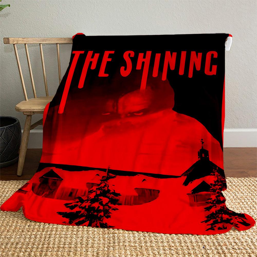 1pc THE SHINING Outdoor Flannel Blanket Soft Plush Decor for Picnics, camping,Bedroom, Playroom, or Lunch Break, Perfect Gift