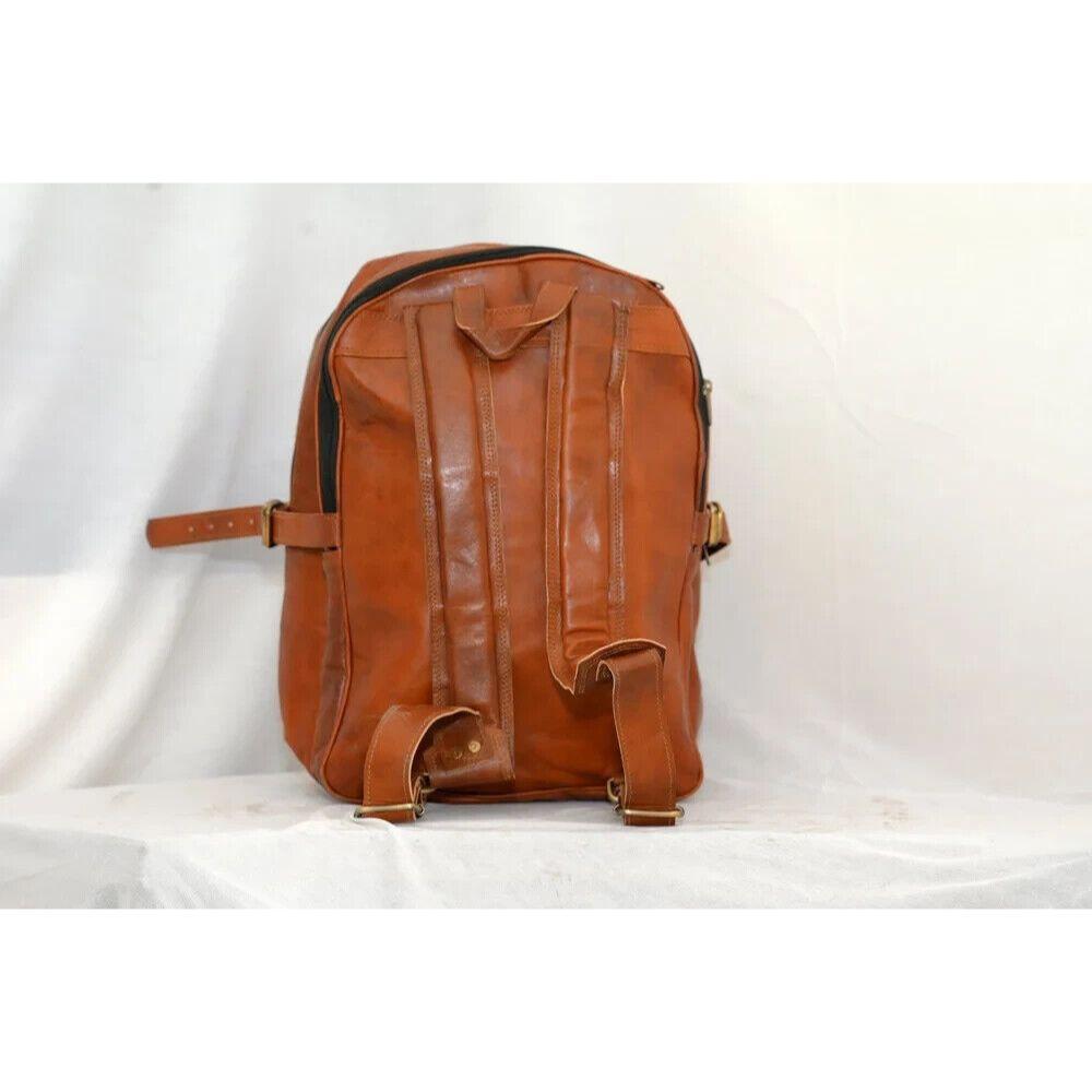 Мужской рюкзак из натуральной кожи, сумка для ноутбука, портфель, 18 дюймов, винтажный