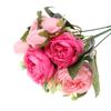 head DIY Decor Vintage Home Ornament Artificial Flowers  Party Decoration  Silk Peony  Rose bouquet