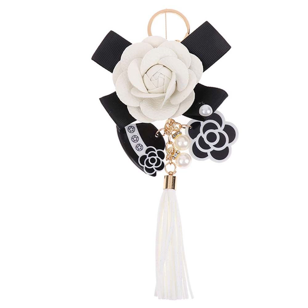 Украшения для сумки Элемент Вешалка Брелок для ключей автомобиля Брелок Брелок-камелия Подвеска для сумки Брелок-цветок